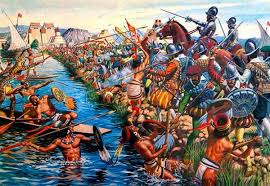 Batalla de Otumba, donde participó Francisco Montaño